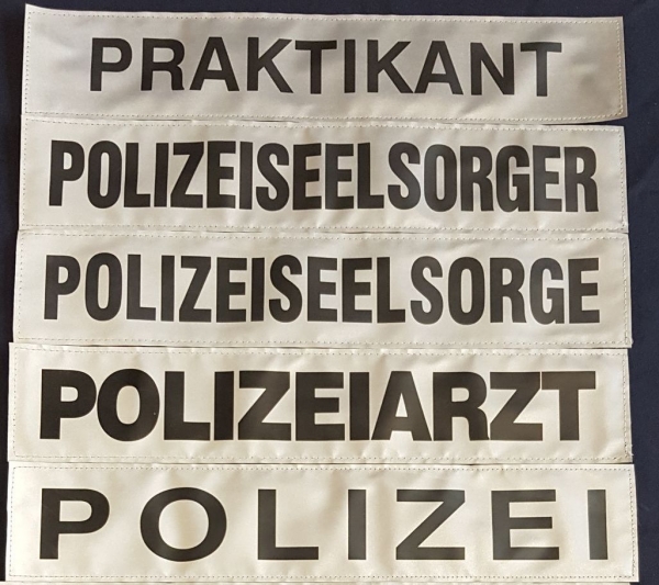 Rückenschild 3M/silber M-R