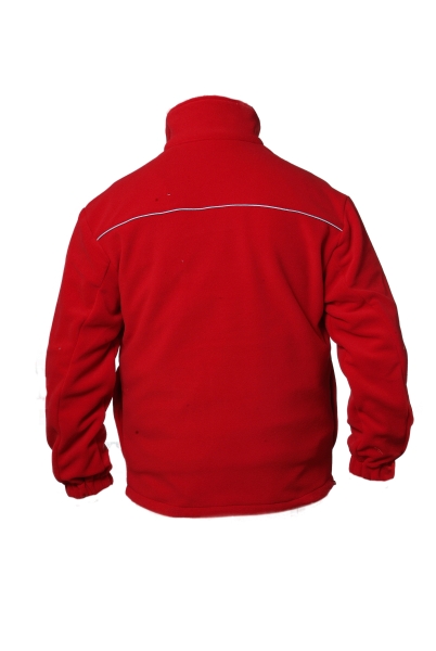 Fleece-Jacke dunkelrot mit Biese, Fleecejacke für Herren, Fleecejacke aus eigener Produktion, wärmende Fleecejacke, Outdoor-Fleecejacke, Fleecejacke für Damen,