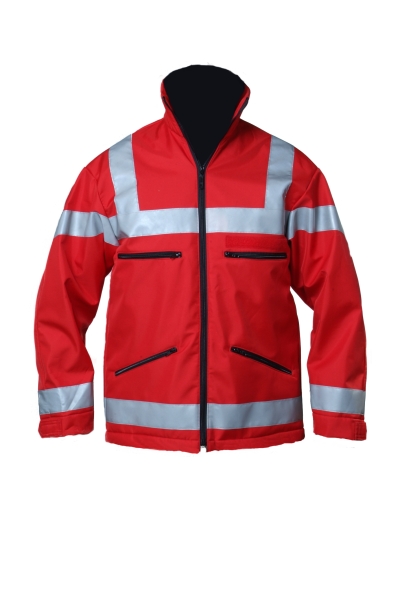 Einsatzjacke dunkelrot, Wasserwacht-Jacke, Wetterschutz-Jacke, BRK-Wasserwacht,