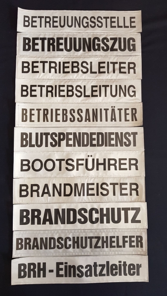 Rückenschild 3M/silber 1 + A-E