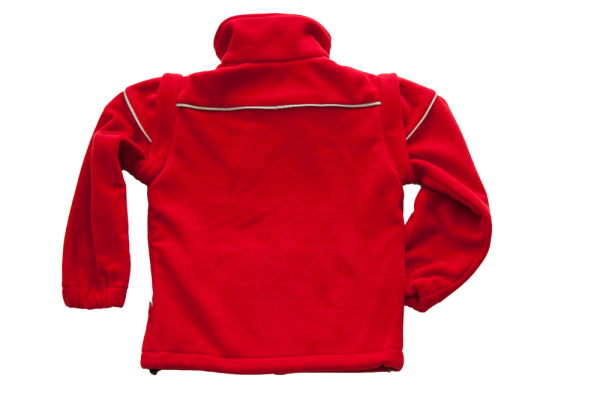 Kinder-Fleecejacke dunkelrot Art. 9838/S, Angebotsartikel, dunkelrote Fleecejacke,
