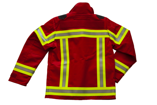 Fire-Kids-Jacke dunkelrot Art. 9875, Kinderfeuerwehr, Jugendfeuerwehr, Feuerwehr-Kids, Jacke mit GSG-Streifen,