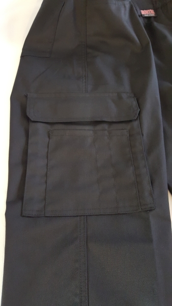 Jeanshose schwarz, Security-Hose, Hose schwarz, Arbeitshose, Bundhose, Aktionsartikel