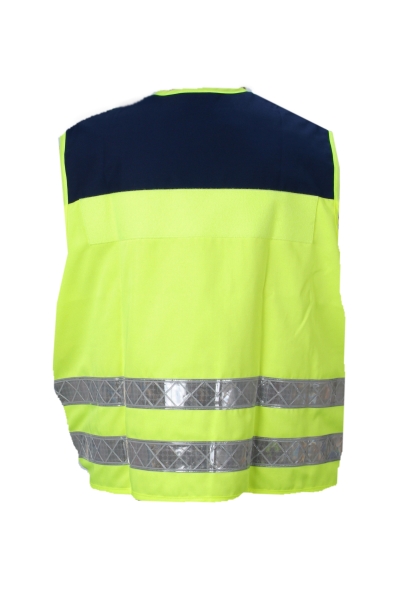 Seelsorger-Überwurfweste neongelb/blau Art. 9701, Seelsorger-Weste, Weste für Notfallseelsorge und Krisenintervention,