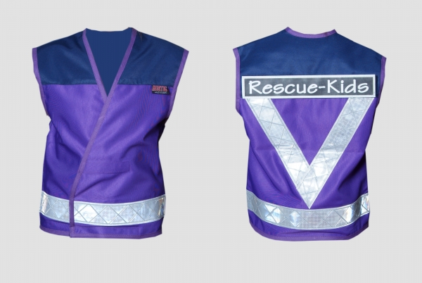 Rescue-Kids-Weste Art. 8420 violett/blau