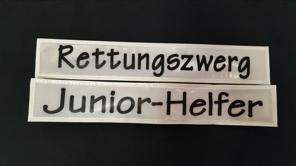 Rückenschilder weiß (glänzend) 30x5cm