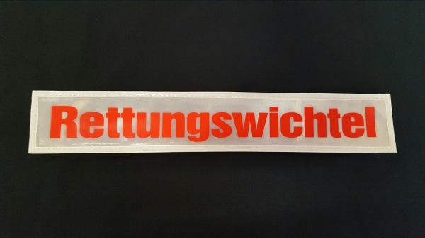 Rückenschilder weiß (glänzend) 30x5cm