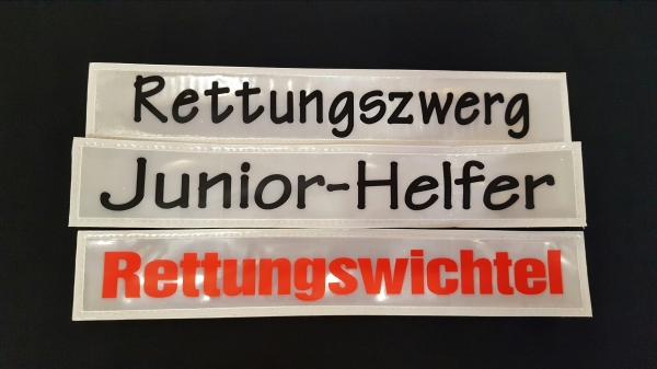 Rückenschilder weiß (glänzend) 30x5cm