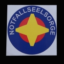 Aufkleber NOTFALLSEELSORGE, Aufkleber rund, NFS-Aufkleber, Kennzeichnung für´s Fahrzeug,