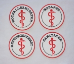 Gummiabzeichen, Rubber-Patch, 3D-Emblem, Gummi-Patches, Emblem mit Aesculab, Gummiabzeichen, gummiertes Abzeichen, Abzeichen mit Klett,