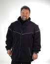Fleece-Windsafe dunkelblau, BRK-Fleece, Windbreaker, DRK-Fleece, winddichte Fleecejacke, Fahrdienst, Outdoor-Jacke,