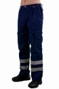 Einsatzhose blau Art. 1091/Dyn, Sonderpreis, blaue Hose mit Reflexstreifen,